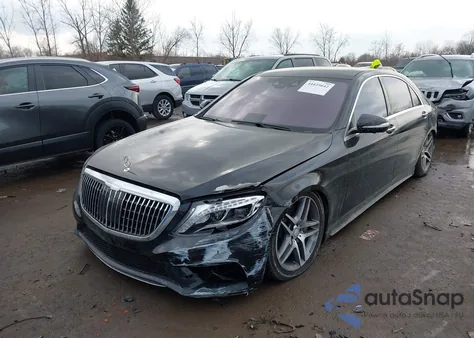 2015 Mercedes-Benz S 550 4Matic из США, поврежденный, VIN WDDUG8FB0FA158111